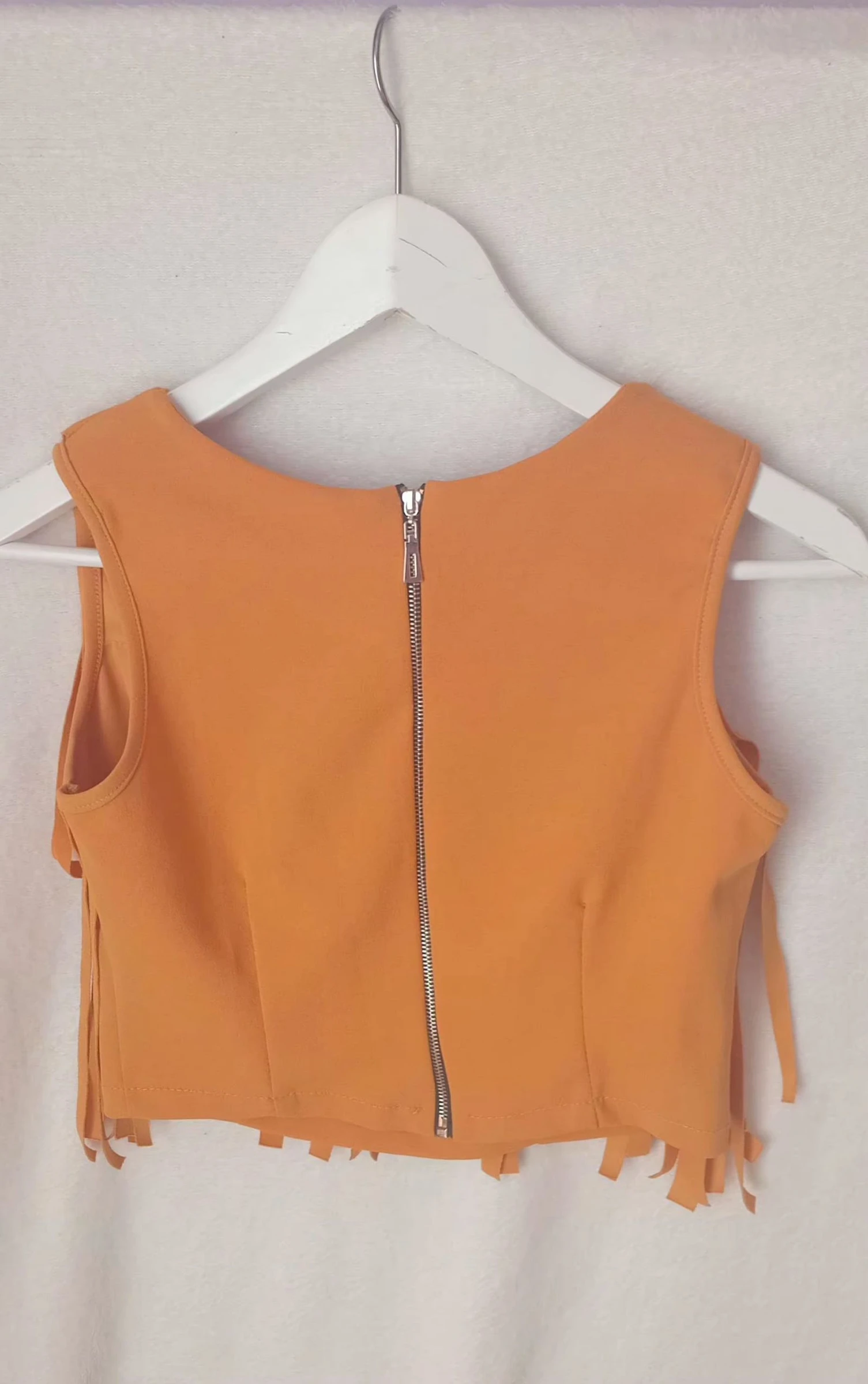 Top franjado na moda - Tamanho P - Excelente estado – photo 14